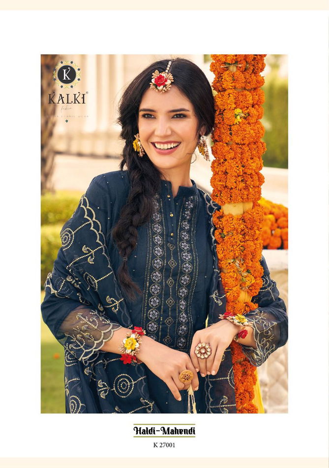 Kalki Haldi Mahendi Heavy Festive Wear Wholesale Readymade Suits